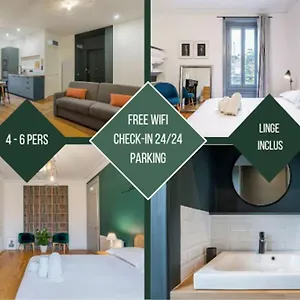 10' De Lyon- Centre - 2 Parking Appartement